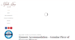Desktop Screenshot of melvillehouselismore.com