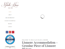 Tablet Screenshot of melvillehouselismore.com